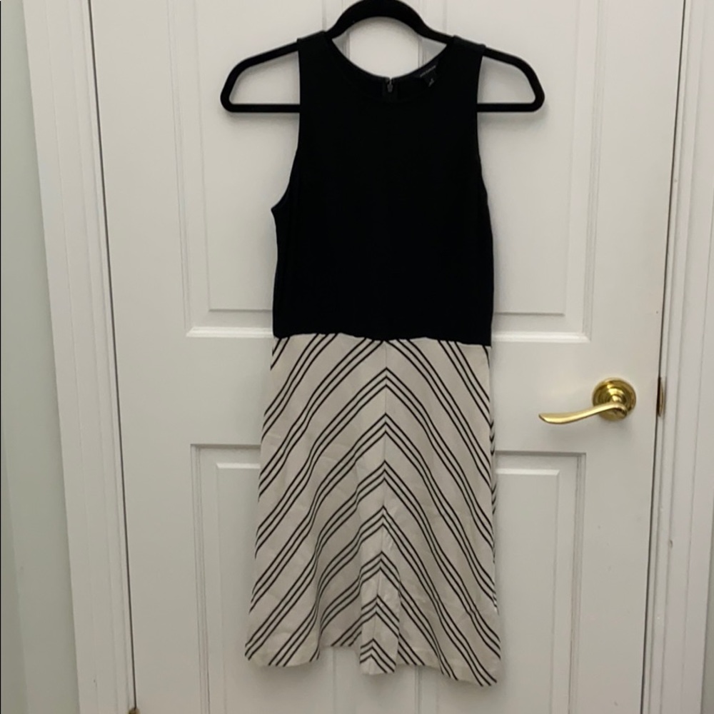 Black and white Ann Taylor dress
